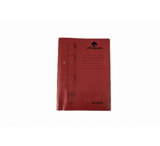 OfficePoint Spring File SGF01 Red