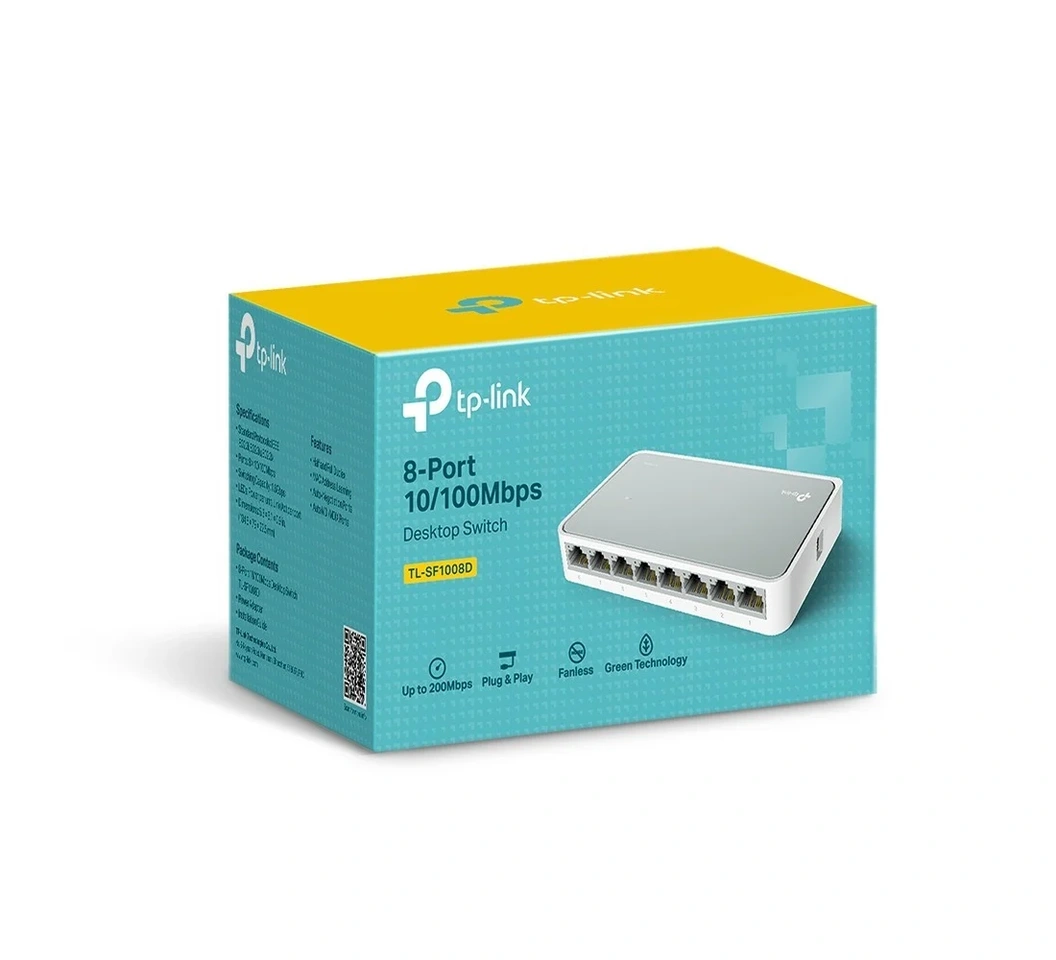 TP-Link TL-SF1008D 8-Port 10/100 Mbps Desktop Switch