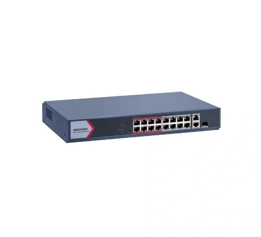Hikvision 16 Port Gigabit Smart POE Switch - DS-3E1518P-EI/M
