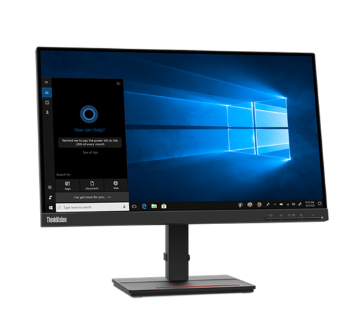Lenovo S22e-20 21.5" FHD Monitor, Raven Black Color, Connectivity : VGA, HDMI 1.4 - 62C6KAT1UK