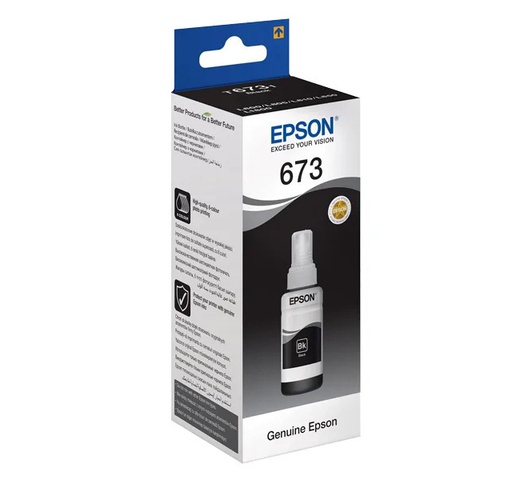 Ink Cart Epson T6731 Black for L800, L805, L810, L850, L1800-70ml - C13T67314A
