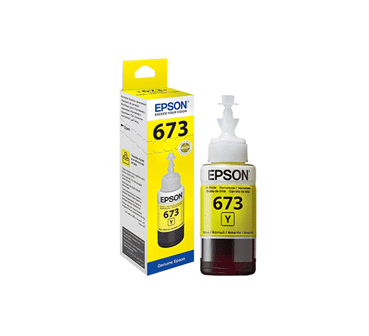 Ink Cart Epson T6734 Yellow for L800, L805, L810, L850, L1800-70ml - C13T67344A