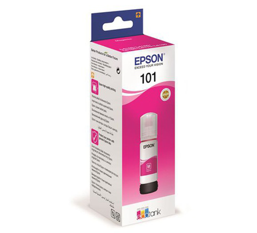 Ink Cart Epson  101 Magenta for L4150, L4160, L6160, L6170, L6176, L6190 - 70ml - C13T03V34A