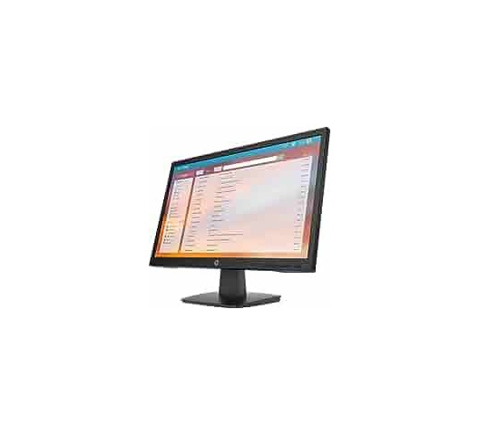 HP P22v G4 21.5" FHD Monitor, Black Color, Connectivity : VGA, HDMI 1.4 - 9TT53AA