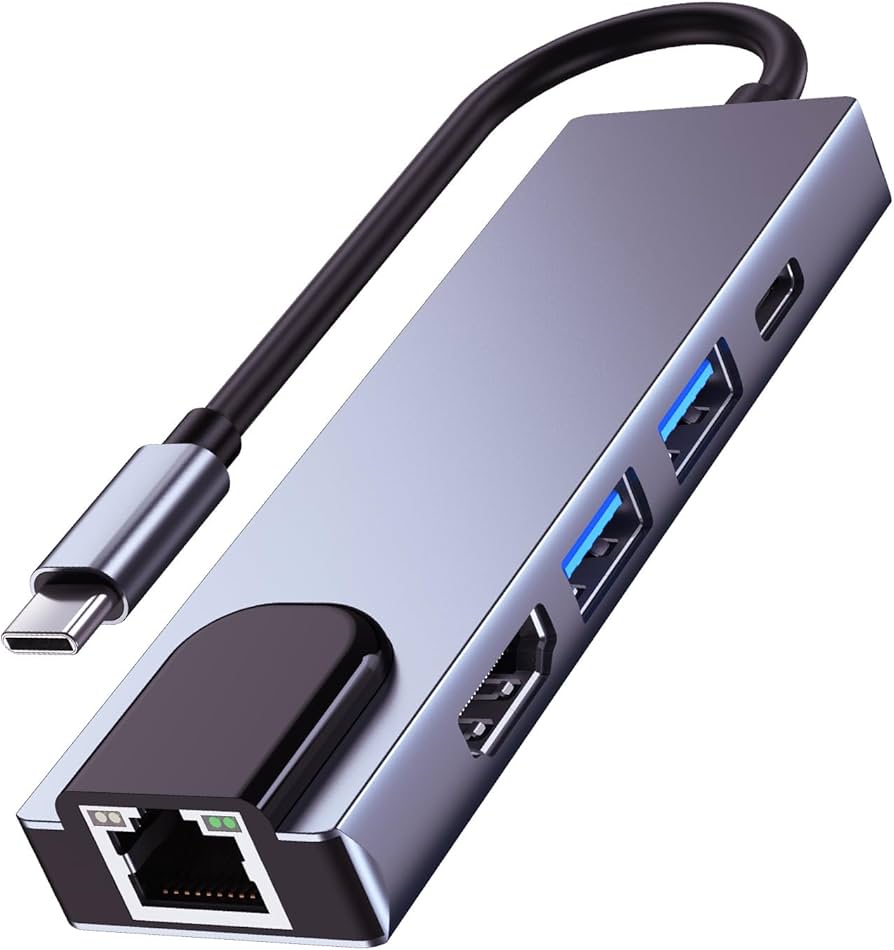 Type-C to HDMI 5 In 1 Adapter